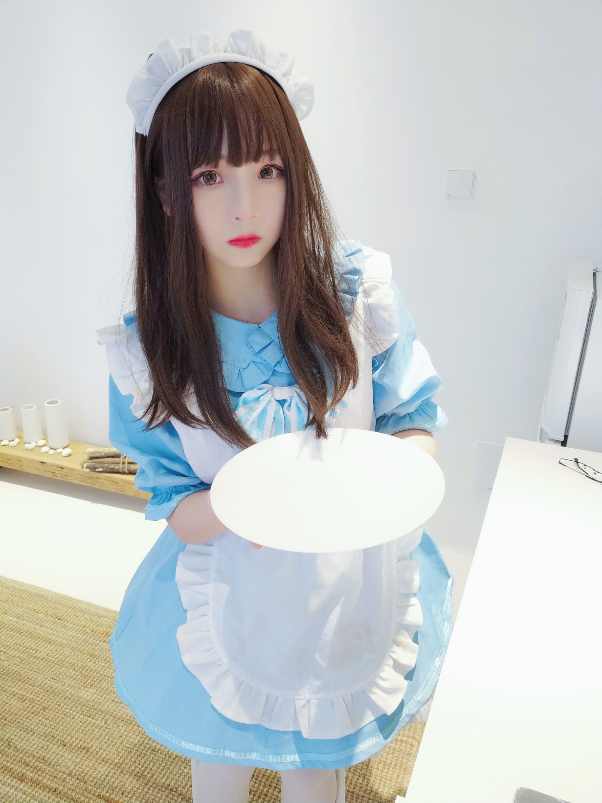 古川 - NO.037 蓝白女仆 [19P]-XikXak